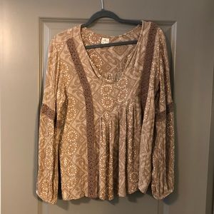 Print Long Sleeve Shirt